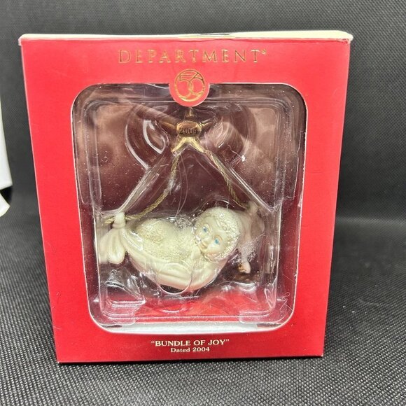 Dept 56 Snowbabies "Bundle of Joy" Dated 2004 ornament - Picture 3 of 3